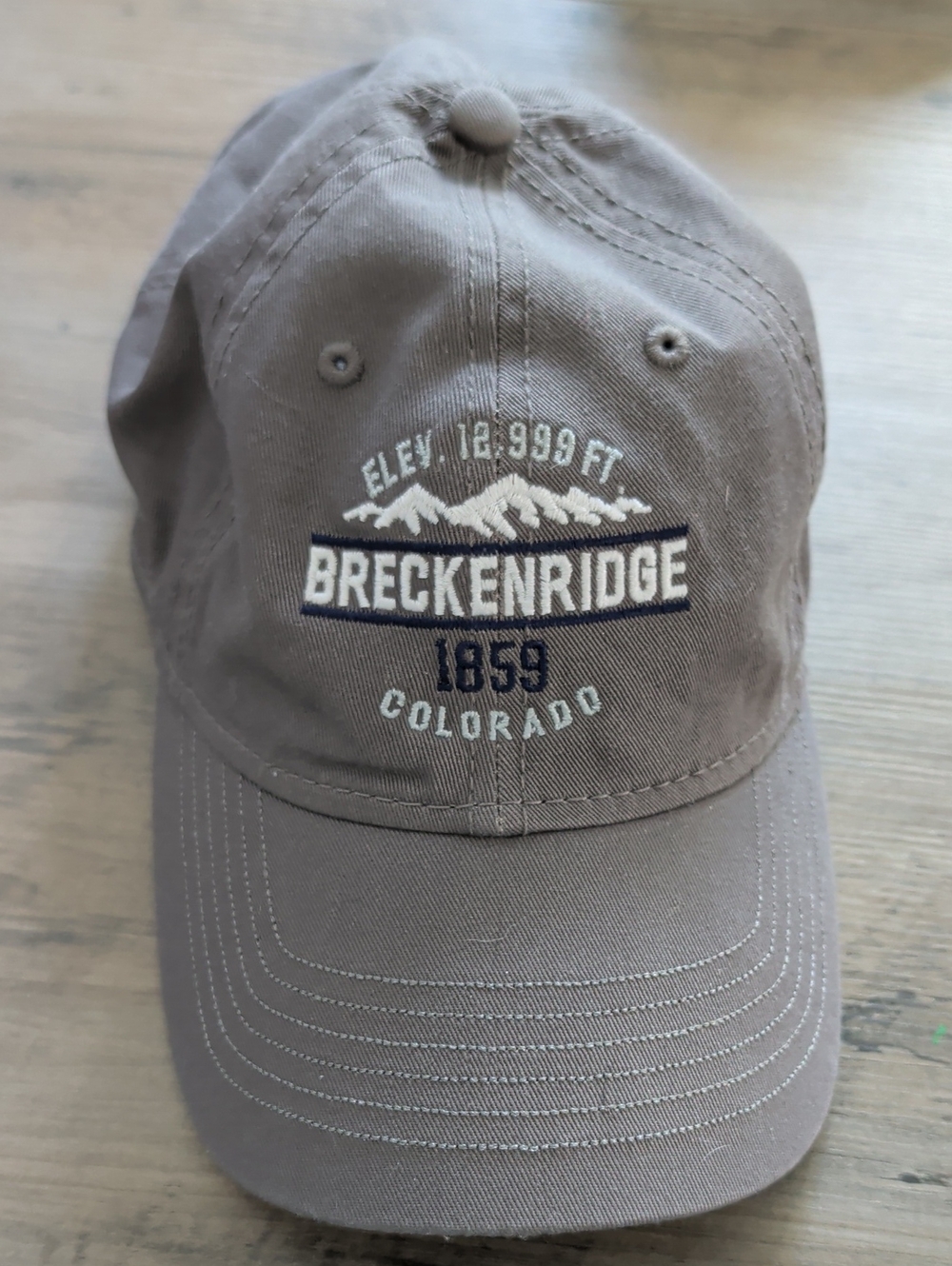 Breckenridge Baseball Cap with Mountain Embroidery